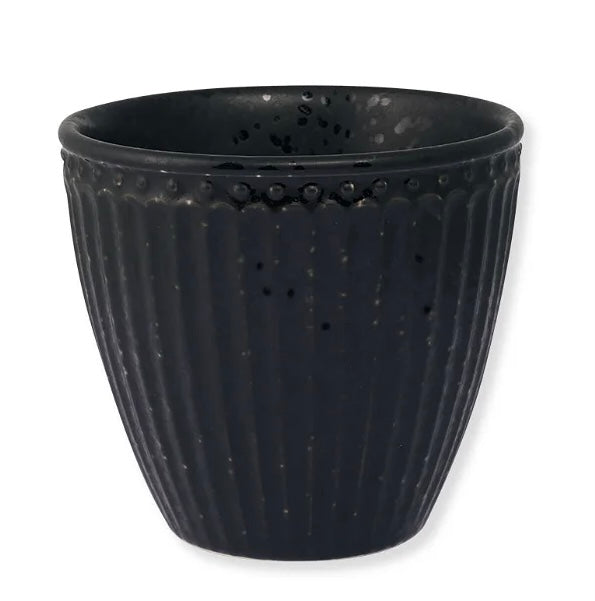 GreenGate Becher Kaffeebecher Volcano schwarz black