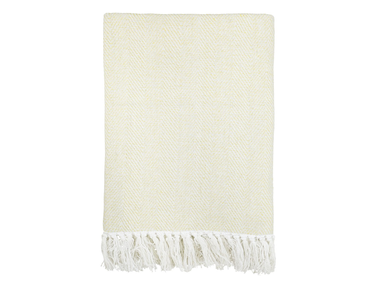 Chic Antique Decke Plaid Webdecke Honig Gelb