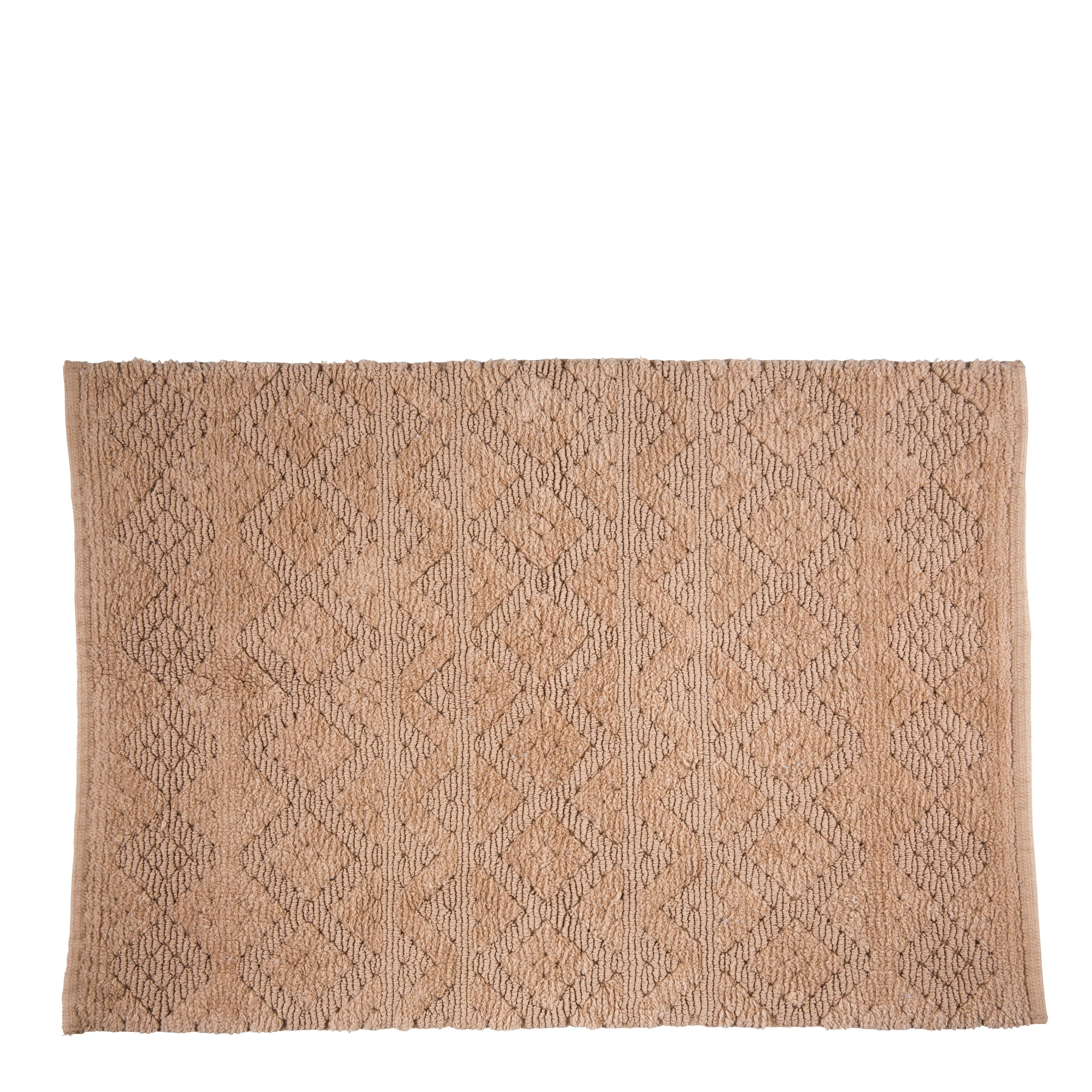 Lene Bjerre Laurilia Badematte Teppich 90 x 60 cm Rugby Tan Rose