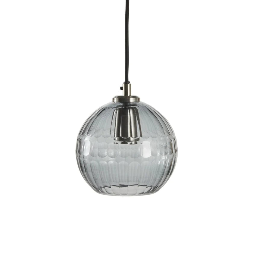 Lene Bjerre Macille Hängelampe Glas Grau 18 cm