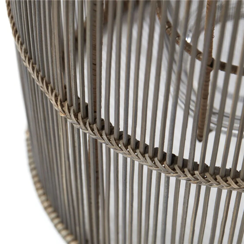 Lene Bjerre Norah Laterne Groß Rattan Natur 83 cm