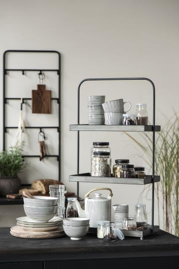 IB Laursen Ablage Archivständer Etagere 69 cm schwarz / Grau