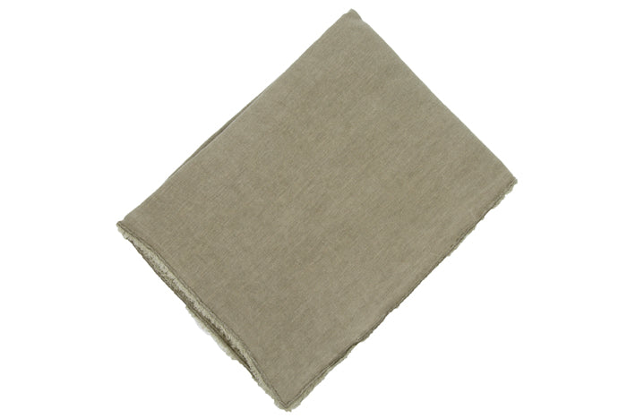 Mrs Bloom Tischdecke 150 x 250 cm Leinen Olive Grey Oliv Grün