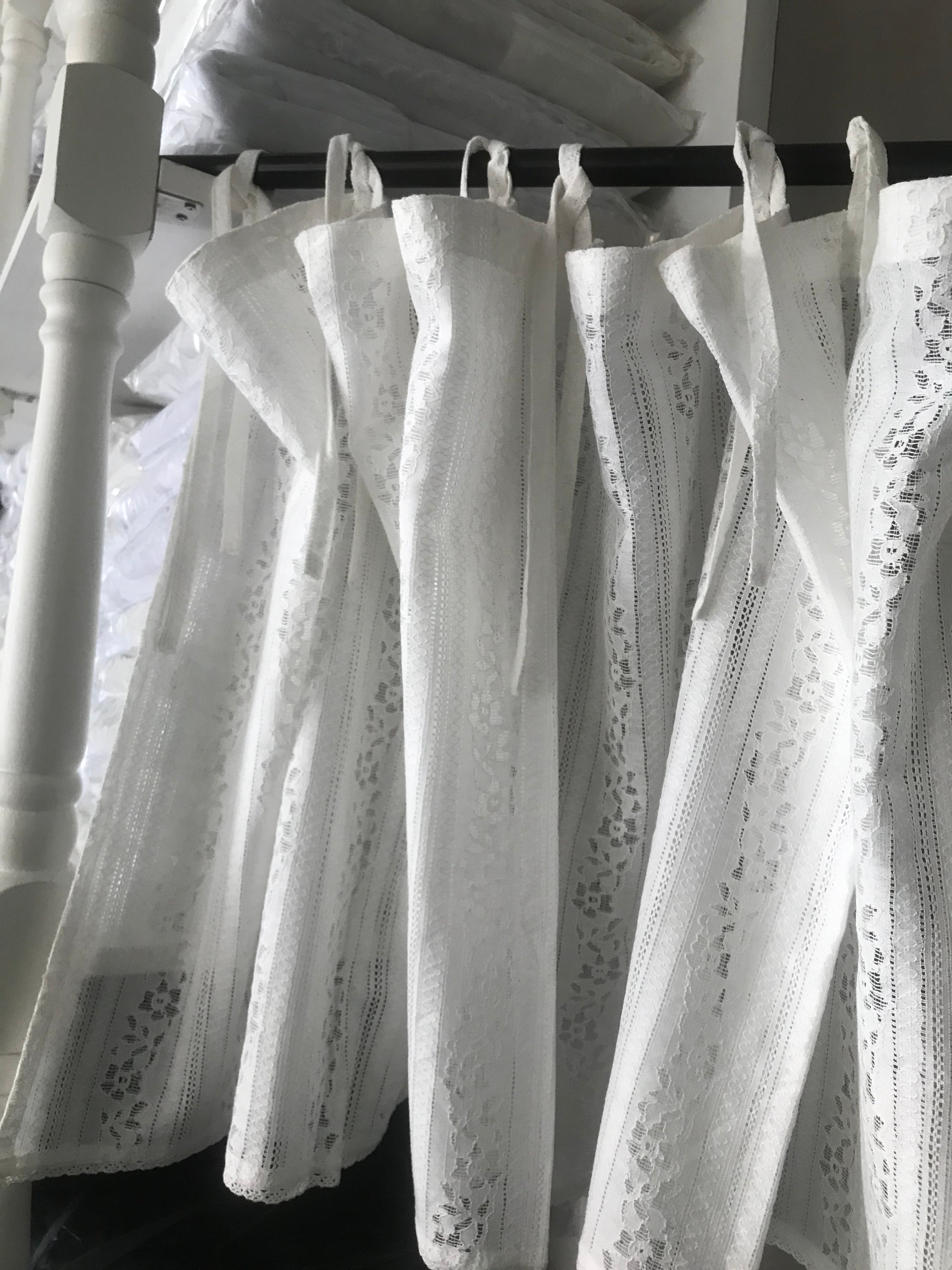 Femme Facon Kurzgardine Creme 140 x 50 cm Landhaus Dänemark