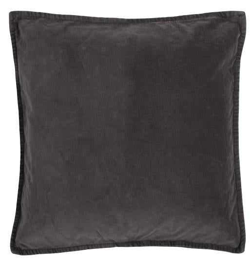 IB Laursen Kissen Velour 52 x 52 Dunkelgrau Thunder