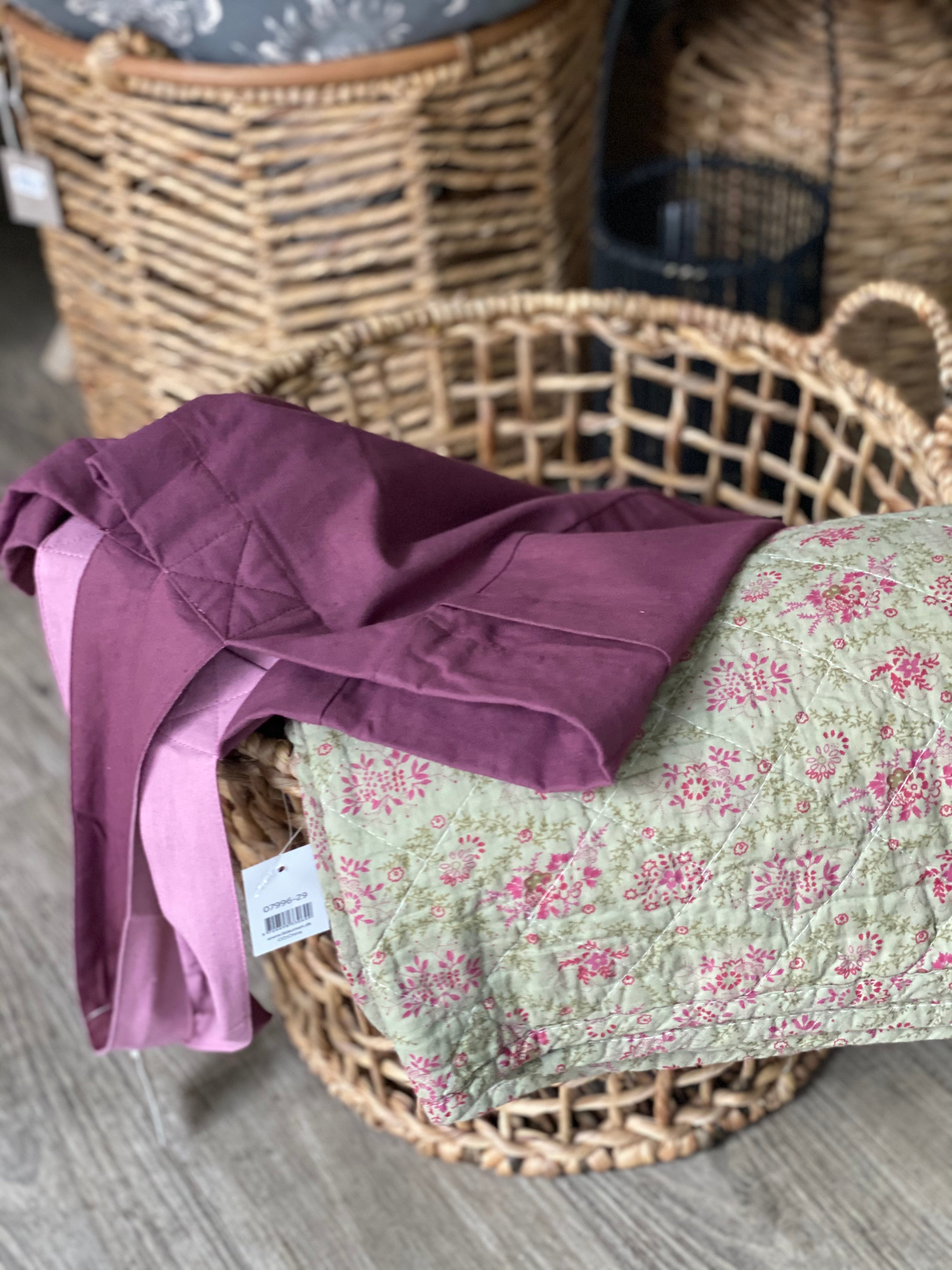 IB Laursen Tragetasche Beutel Aubergine Weinrot Rosa 40 cm