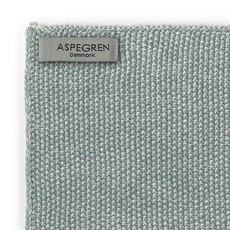Aspegren Aufwaschtuch Spültuch Strick 2er Set blend sea green grün