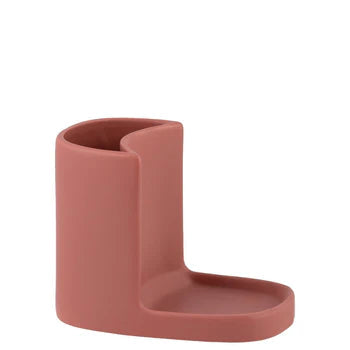 Plint Spülmittelhalter Utensilo Keramik Coral Rosa Rot