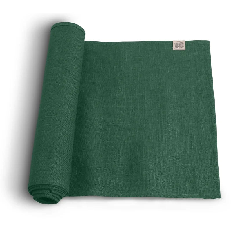 Lovely Linen Tischläufer 47x150 cm Classic Green Grün Dunkelgrün