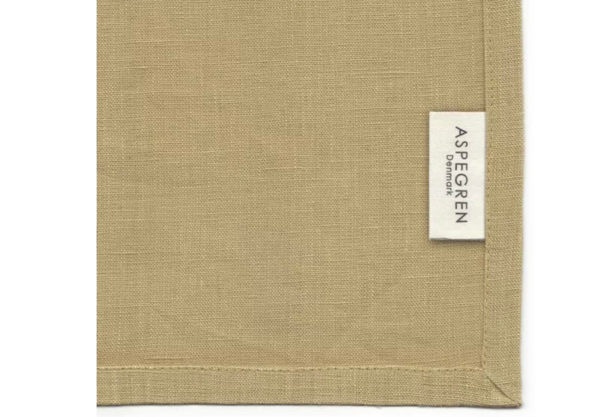 Aspegren Geschirrtuch Leinen honig gelb