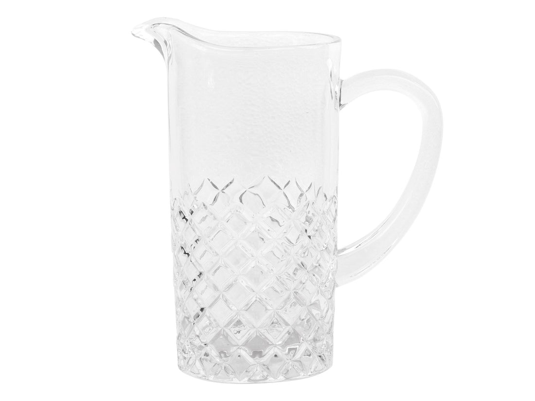 Chic Antique Lorient Kanne Krug 22 cm Diamantschliff Glas