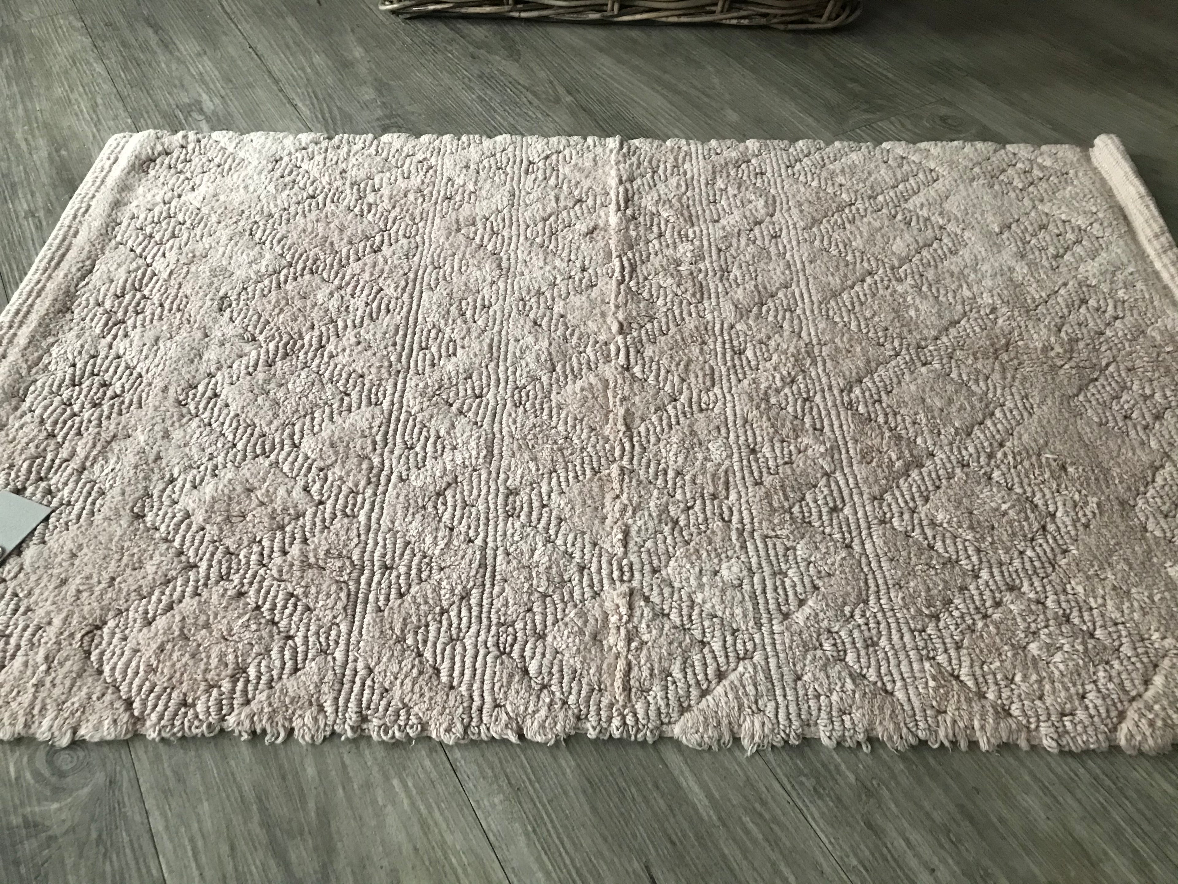 Lene Bjerre Laurilia Badematte Teppich 90 x 60 cm Rugby Tan Rose