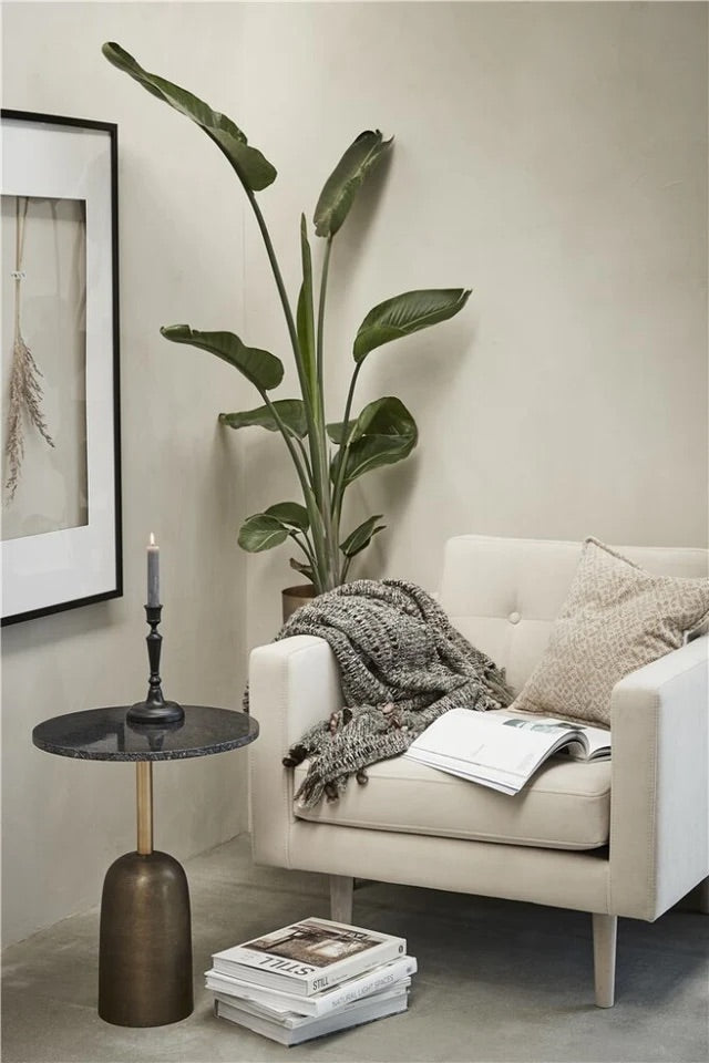 Lene Bjerre Eliane Kerzenhalter Schwarz Black Stabkerzen 21 cm