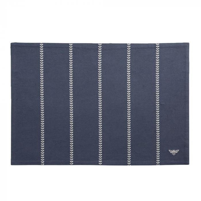 Lene Bjerre Bilia Tischset 49 x 33 cm Blau Weiß
