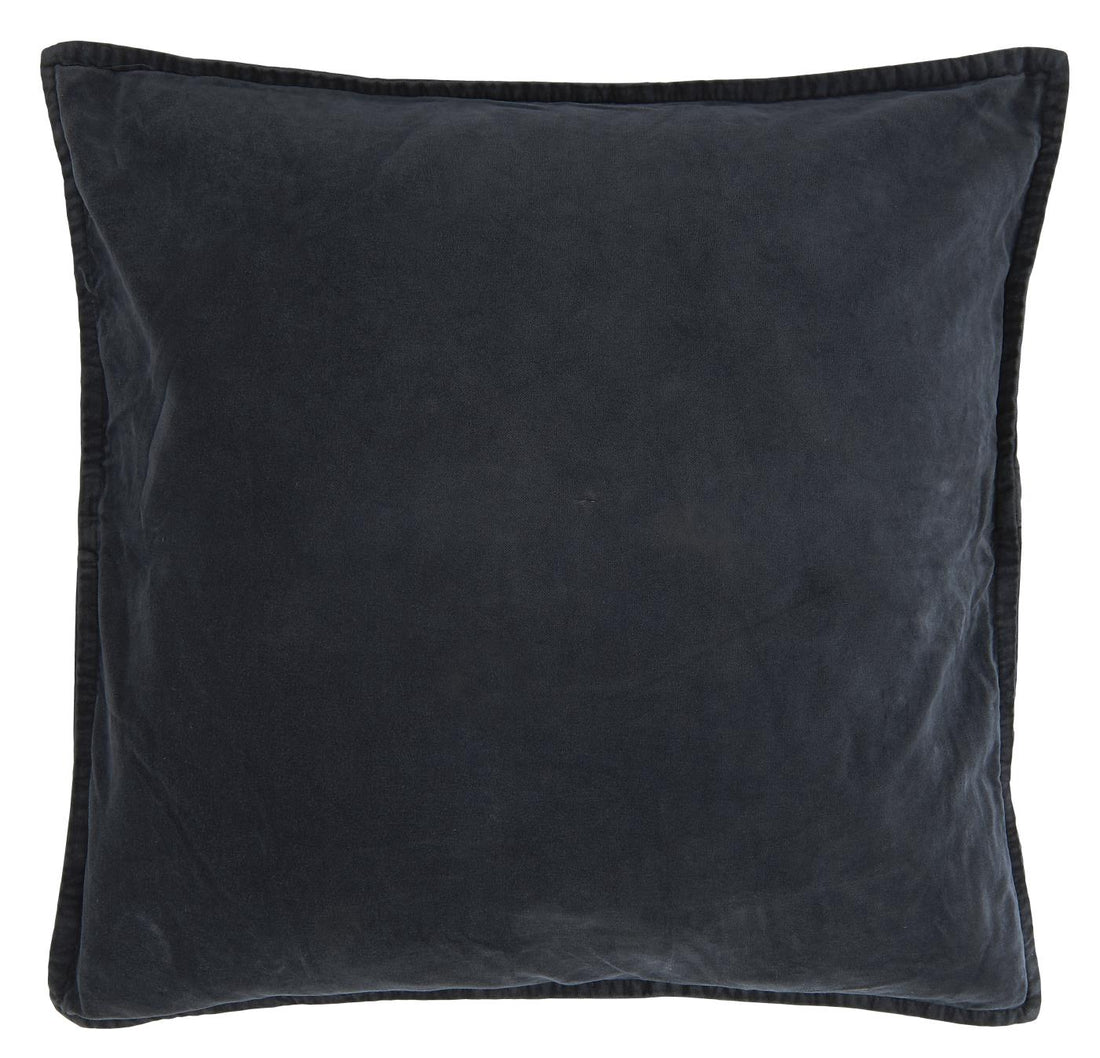 IB Laursen Kissen Velours 52 x 52 midnight blue / dunkelblau