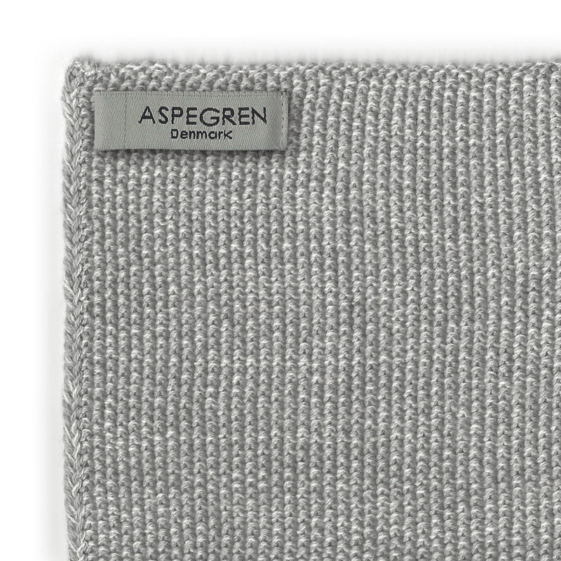 Aspegren Abwaschtuch Spültuch Strick Design 2er Set blend gray grau