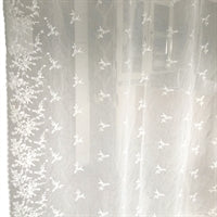 Van Deurs Gardine Vorhang Schal Stores 200 x 250 Foliage weiß