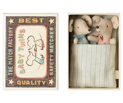 Maileg Baby Maus Zwillinge Twins Schachtel