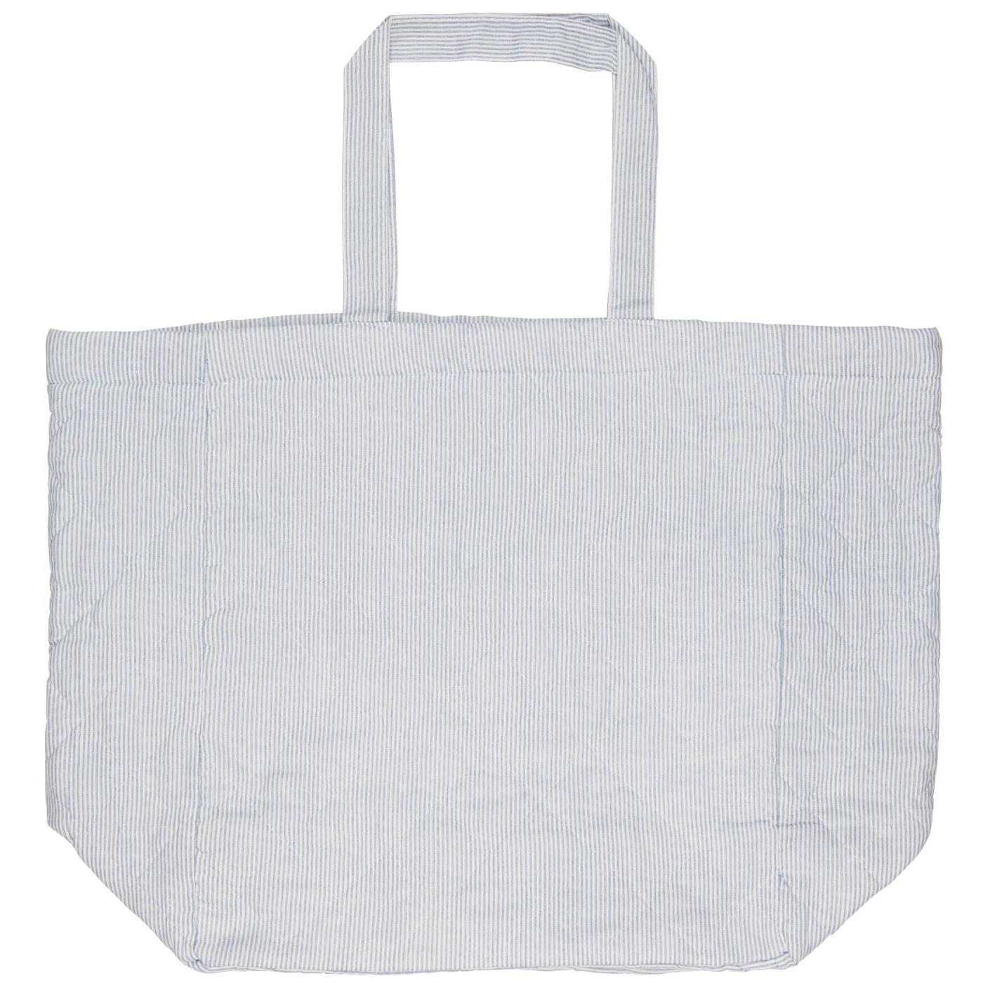 IB Laursen Tragetasche Blau Weiß Streifen 45 cm