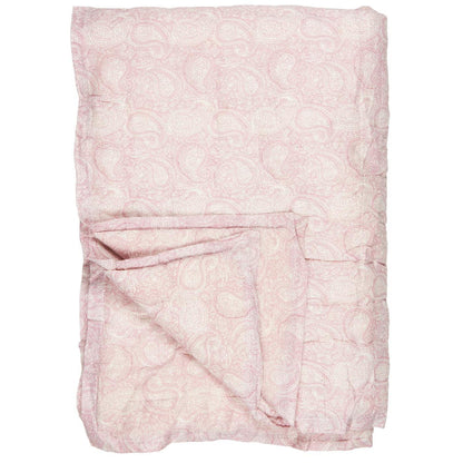 IB Laursen Quilt Plaid Rosa Mauve 130x170 Baumwolle
