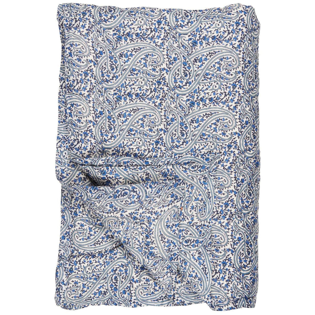 IB Laursen Plaid Quilt Blau Baumwolle 130x170 Ornament