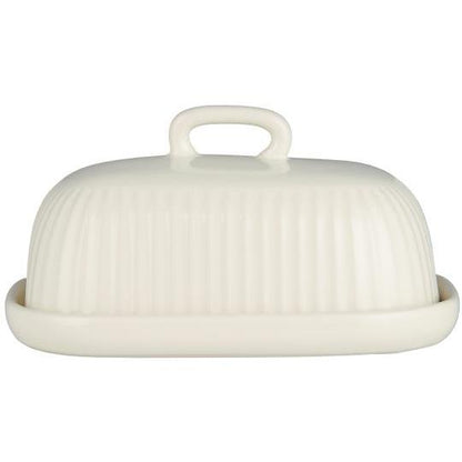 IB Laursen Butterdose Butter Cream Steingut 18,3 cm