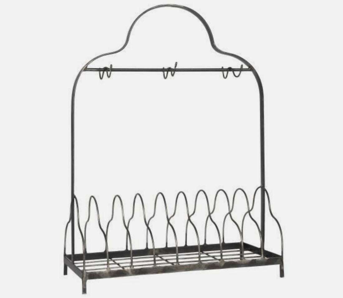 IB Laursen Tassenhalter Tellerhalter Küchengestell schwarz 55 cm