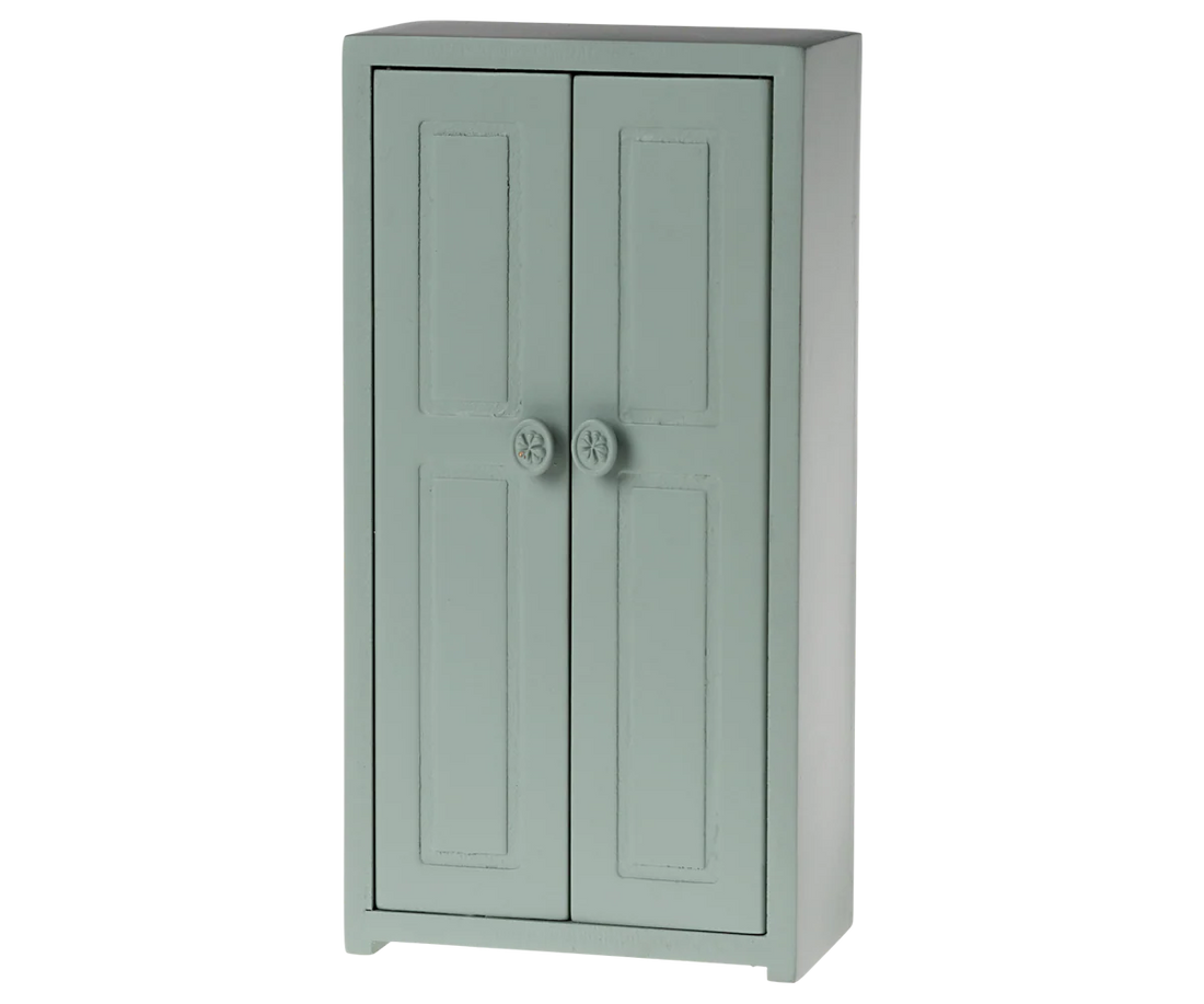 Maileg Kleiderschrank Maus Mint 14 cm