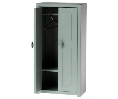Maileg Kleiderschrank Maus Mint 14 cm