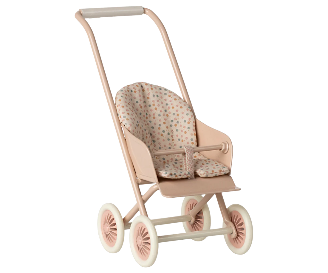 Maileg Puppenwagen Metall Rose 13 cm