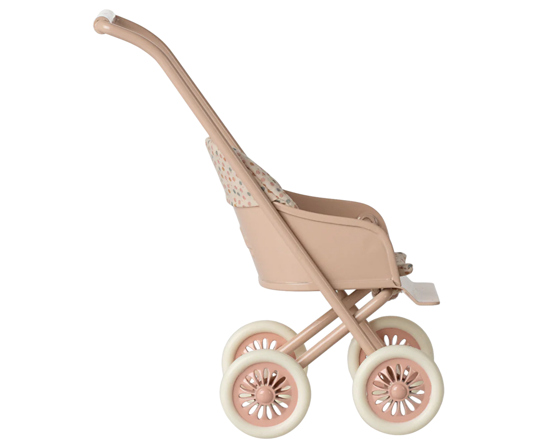 Maileg Puppenwagen Metall Rose 13 cm