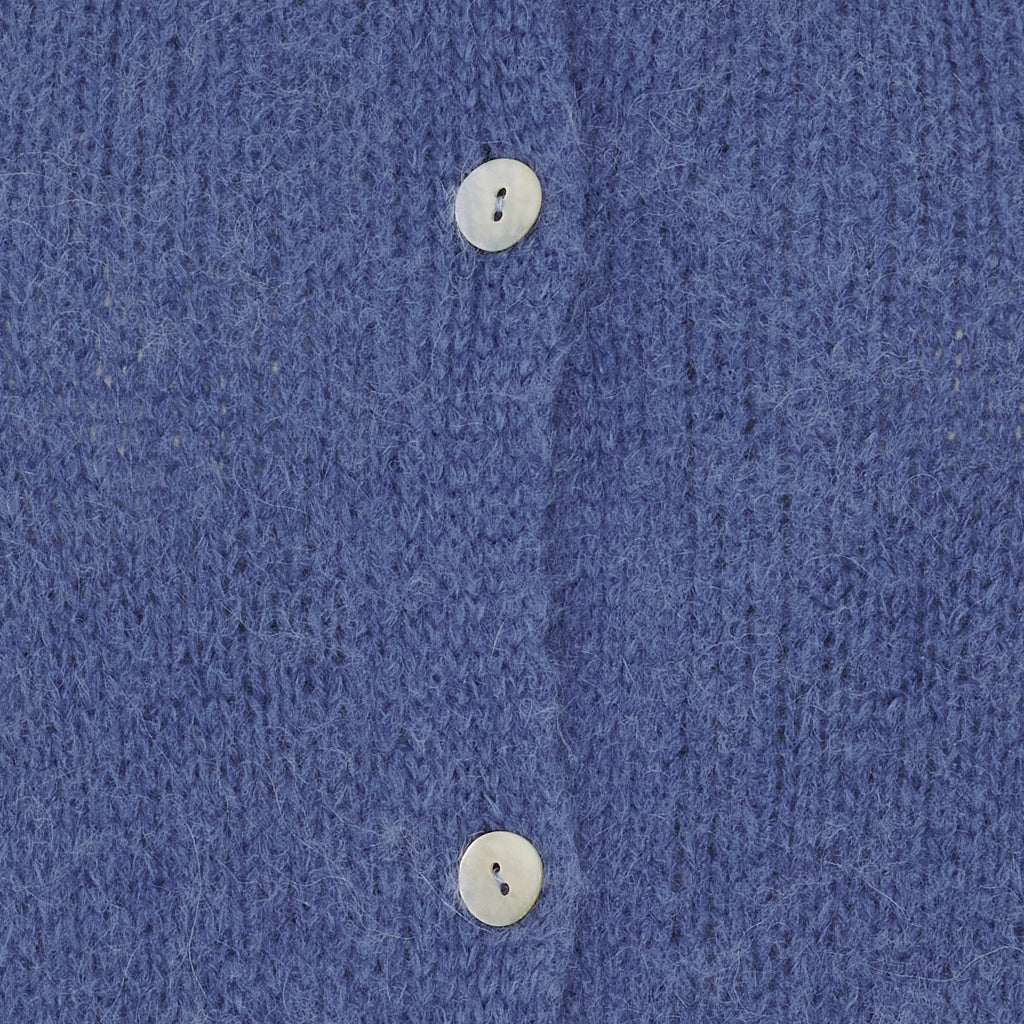 Marta du Chateau Strickjacke Jeans Blau L/XL