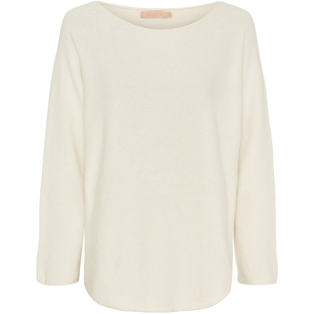 Marta Du Chateau Pullover L / XL Wollweiß