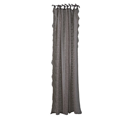 Lene Bjerre Eloise Vorhang Dunkelbeige 250x160 cm Sickerei