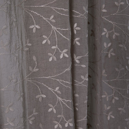 Lene Bjerre Eloise Vorhang Dunkelbeige 250x160 cm Sickerei