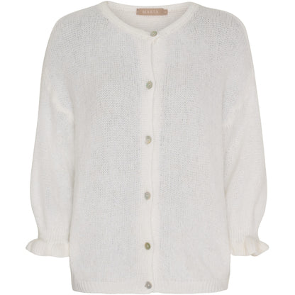Marta du Chateau Strickjacke Offwhite Creme L/XL