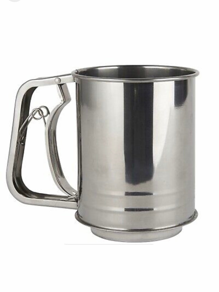 IB Laursen Puderzuckerstreuer Mehlsieb Silber Sieb