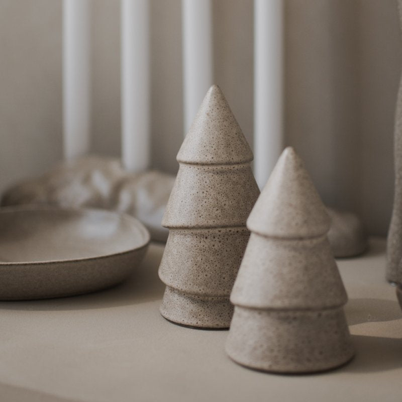 DBKD Baum Tannenbaum Keramik braun