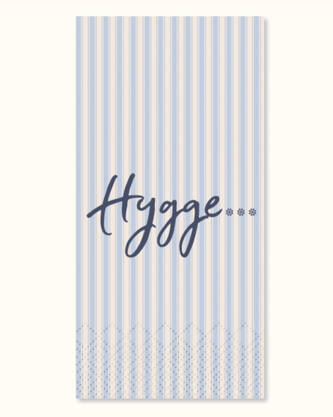 Chic Antique Servietten Streifen Blau Hygge Papier