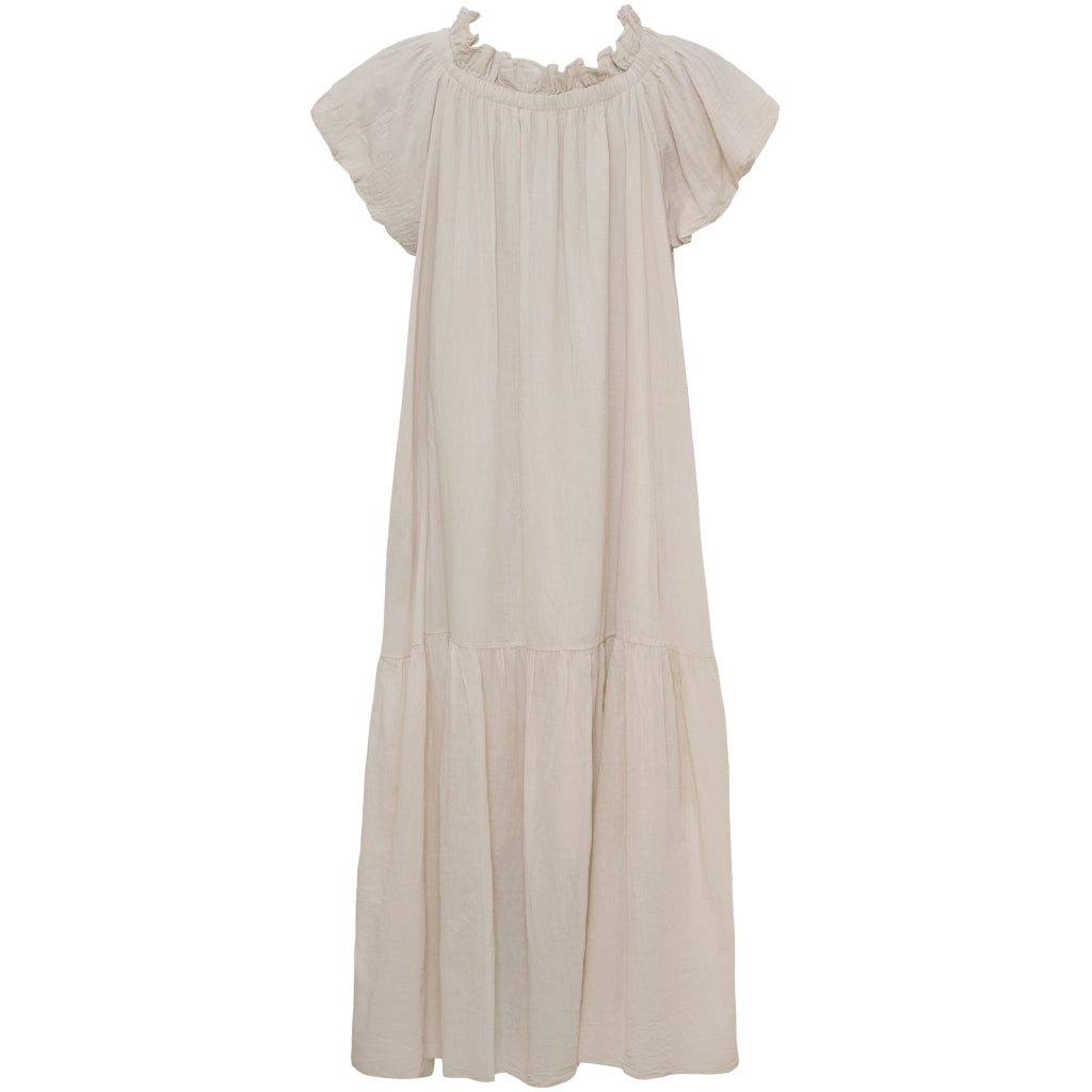 Marta Du Chateau Romantisches Kleid Lang Beige 132 cm