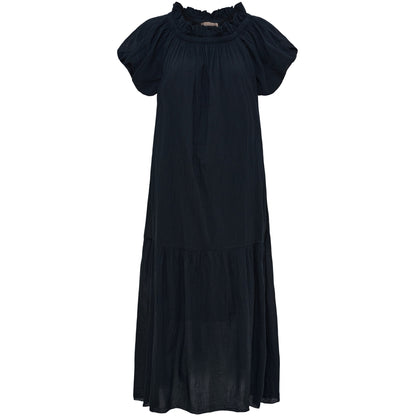 Marta Du Chateau Romantisches Kleid Lang Schwarz 132 cm