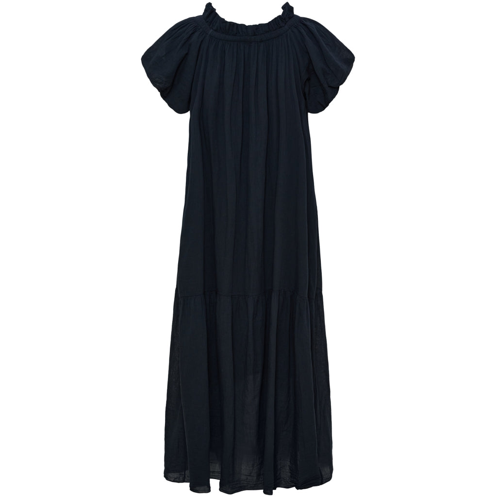 Marta Du Chateau Romantisches Kleid Lang Schwarz 132 cm