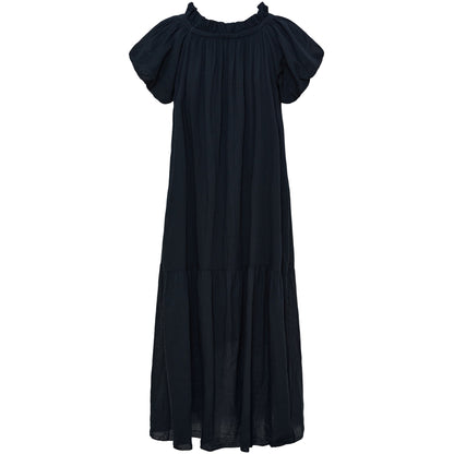 Marta Du Chateau Romantisches Kleid Lang Schwarz 132 cm