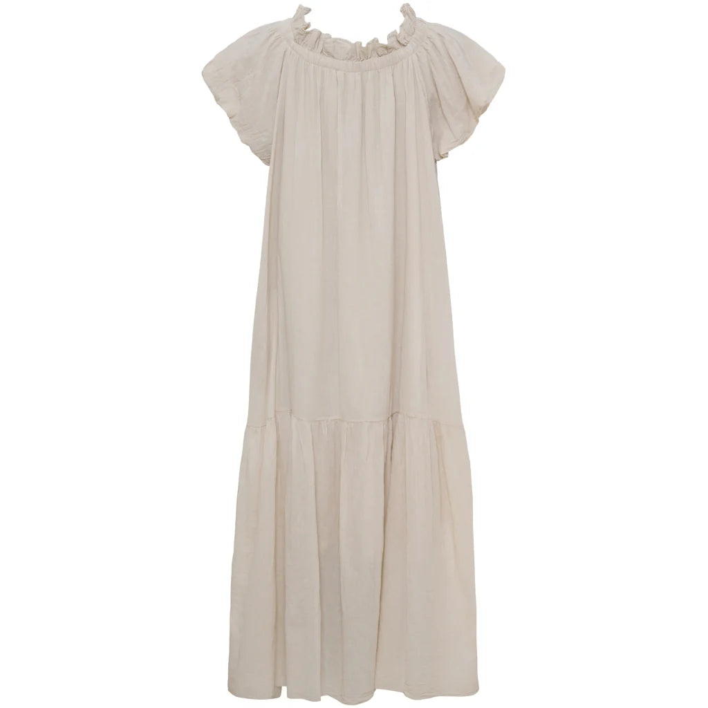 Marta Du Chateau Kleid Lang Beige 132 cm