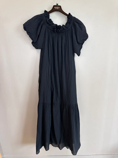 Marta Du Chateau Kleid Lang Schwarz 132 cm