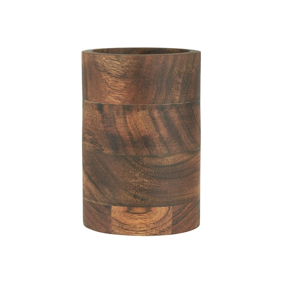 IB Laursen Topf Behälter Utensilo Holz 15 cm rund