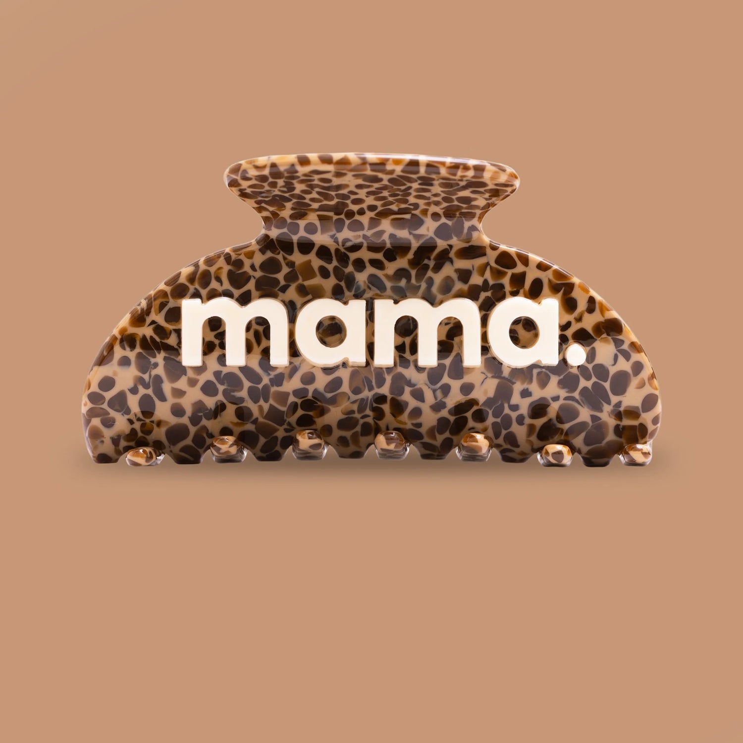 Sasstie Haarklammer Mama Leo Braun 8,5 cm