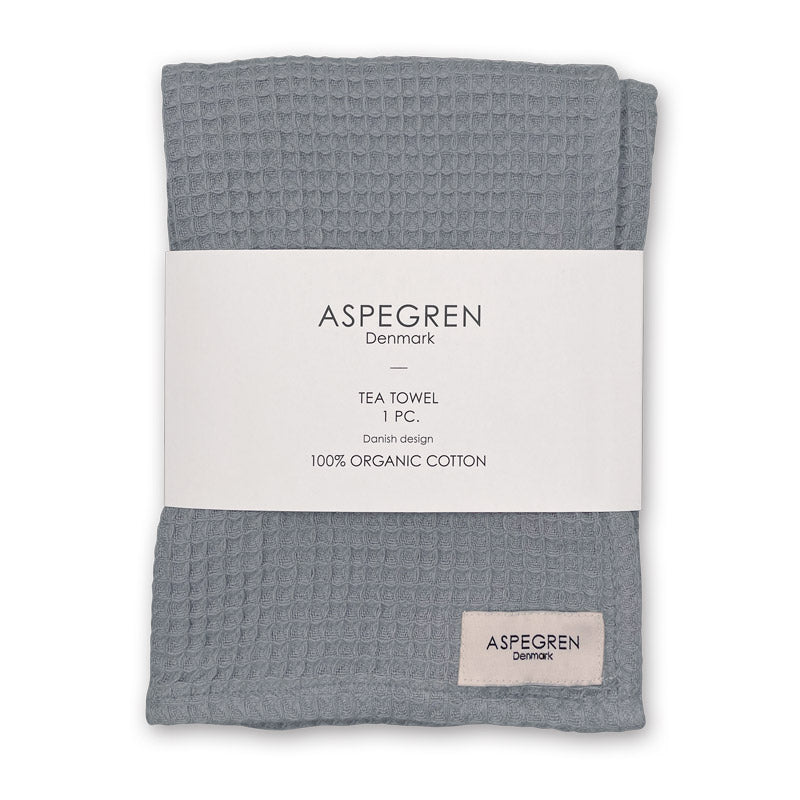 Aspegren Geschirrtuch North Öko Quiet Blue Graublau