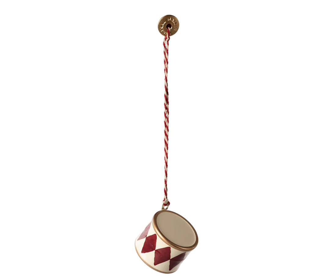 Maileg Ornament Trommel 3 cm Rot