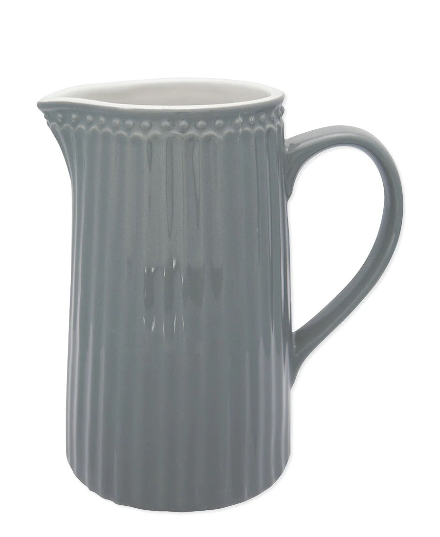 GreenGate Alice Krug Kanne 1 Liter Grau